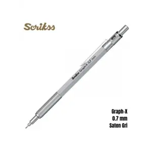 Scrikss 64 Roller Kalem Siyah Krom