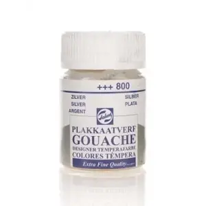 Talens 16 Ml Guaj Boya Şişe 800 Gümüş