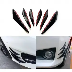 Tampon 6lı Bıçak Ventil Parlak Siyah İthal