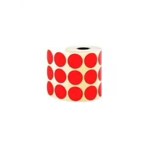 Tanex 10 Mm Nokta Etiket 5000li Kırmızı