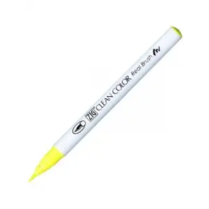 Zig 6000at Clean Color Real Brush Callıgraphy Kalemi 001 Fl.yellow