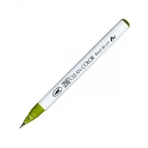 Zig 6000at Clean Color Real Brush Callıgraphy Kalemi 046 Mıd Green