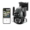 3MP + 3MP Wi-Fi IP TF Kart Girişli Optik Zoom Kamera
