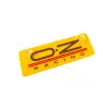 O.Z Racing Sarı Dekor Plaka Vantuzlu Cam Süsü 22x7.5cm