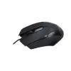 Siyah Mat Desenli USB Kablolu 3D Optik Mouse