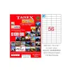 Tanex 52.5x21.2 Mm Laser Etiket Tw2321