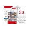 Tanex 70x25 Mm Laser Etiket 100 Lü Tw2133