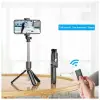 Uzaktan Kumandalı Tripod Özellikli Selfie Çubuğu