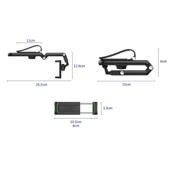 1080° Dönebilen Çok Fonksiyonlu Telefon Tutucu