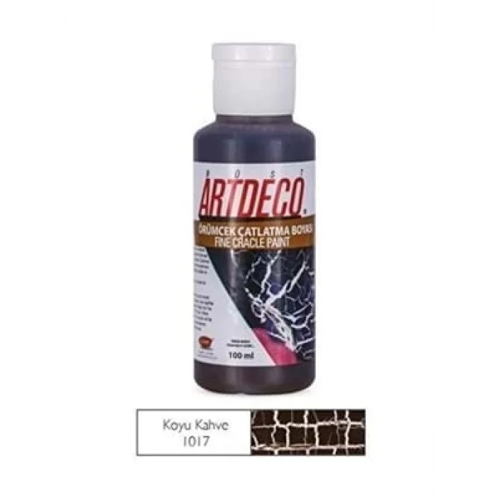 Artdeco 100 Ml Örümcek Çatlatma Boyası Koyu Kahve 28d1017