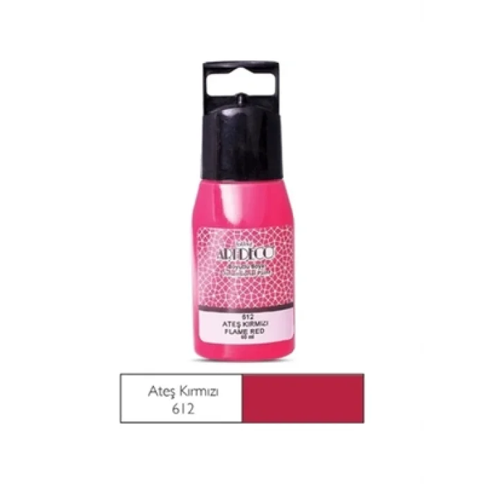 Artdeco 50 Ml Boyutlu Boya Ateş Kırmızı 612