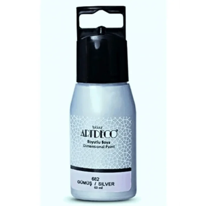 Artdeco 50 Ml Metalik Boyutlu Boya Gümüş 682