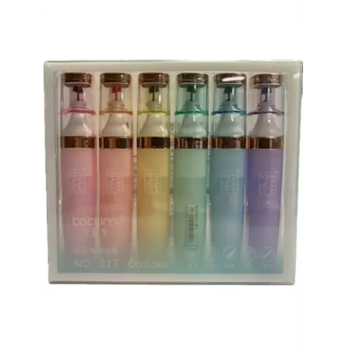 Bafix Fosforlu Kalem 6 Renk H217