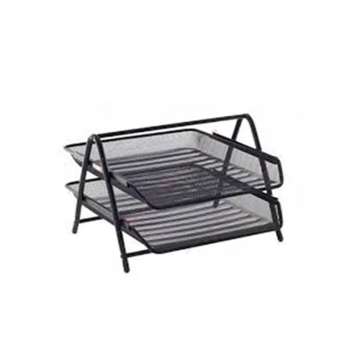 Bion Perforeli Evrak Rafı 2li Siyah 9306