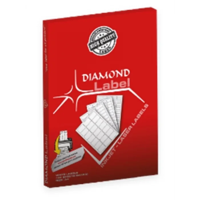 Diamond Label 105x37.125 Mm A4 Laser Etiket 100lü Dm1105