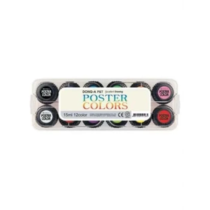 Donga Guaj Boya Seti (poster Colors)12 Renk 15 Mm Lik
