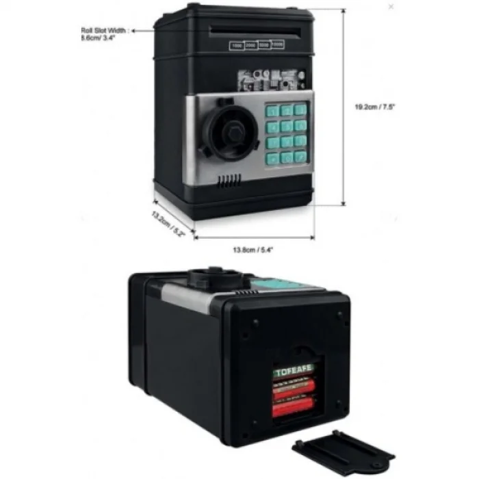 Elektronik Şifreli Kasa Otomatik ATM Kumbara