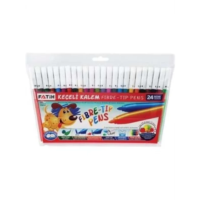 Fatih 24 Renk Keçeli Boya Kalemi 34050