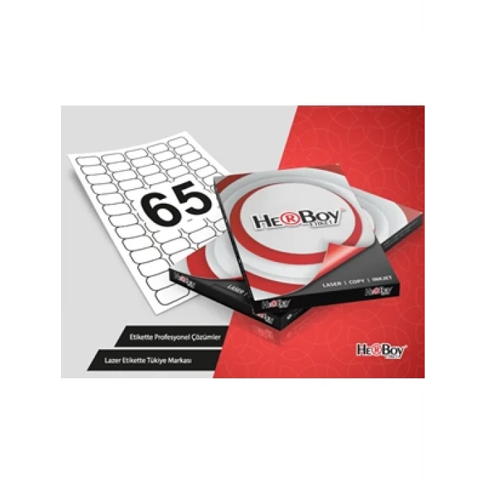 Herboy 38.1x21 Mm A4 Laser Etiket 100lü Hb1065