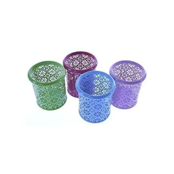 İnox Ofis File Silindir Kalemlik Dekoratif 0843