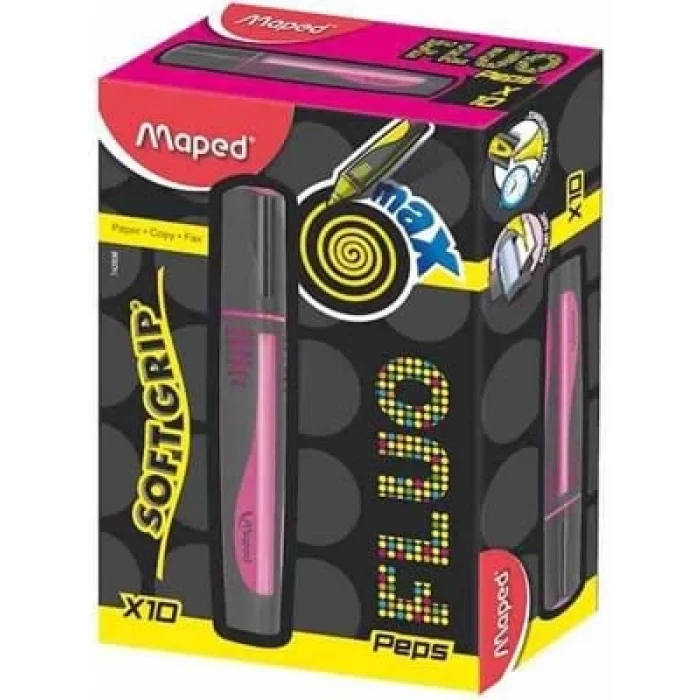 Maped Fluopeps Max Fosforlu Kalem Pembe 742936