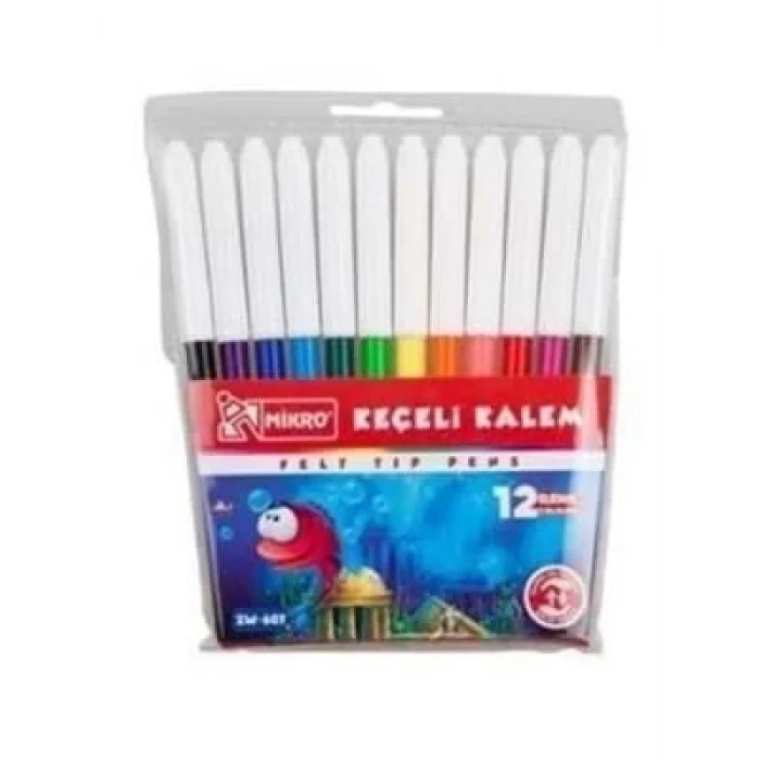 Mikro Keçeli Kalem 12li Zw607
