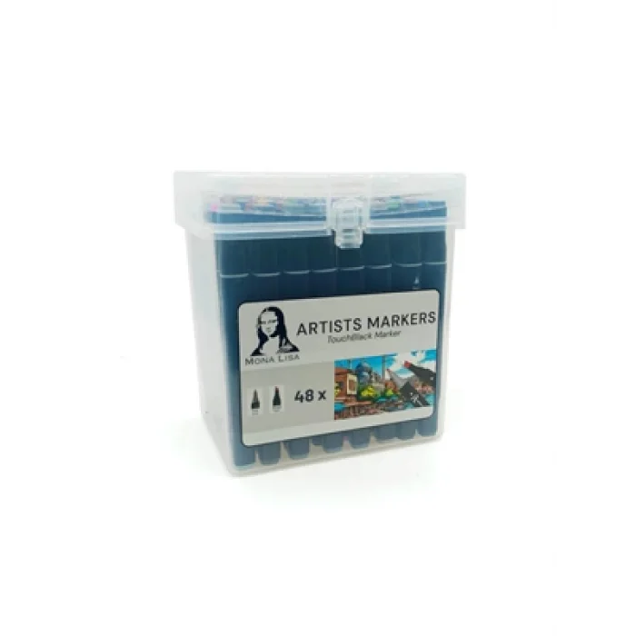 Mona Lisa Touchblack Çift Uçlu Marker Kalem 48 Renk Tm148