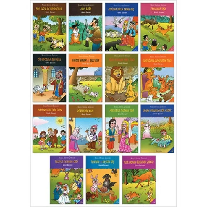 Neşeli Hayvan Öyküleri 15 Kitap Özyürek Yayınları