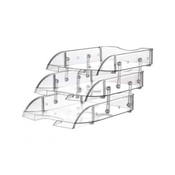 Ops Evrak Rafı 3lü Hareketli Şeffaf Rf603tr