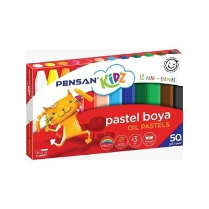 Pensan Kıdz Pastel Boya 12 Renk 98060pb12r