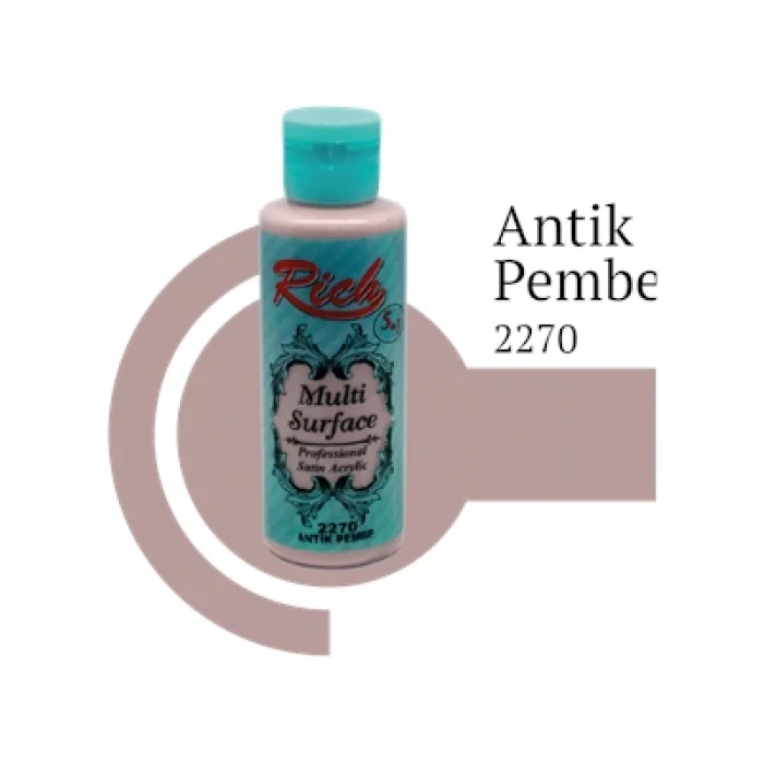 Rich 120 Cc Multı Surface Akrilik Boya 2270 Antik Pembe