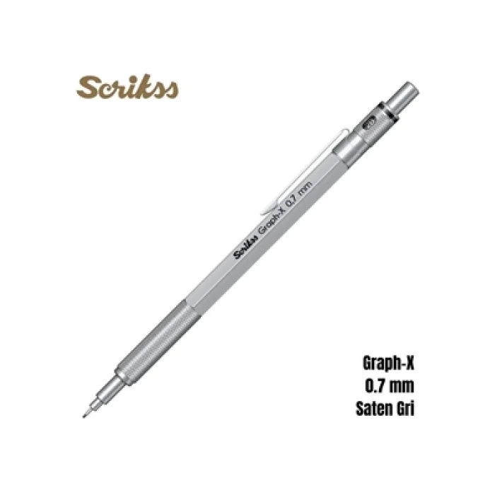 Scrikss 64 Roller Kalem Siyah Krom