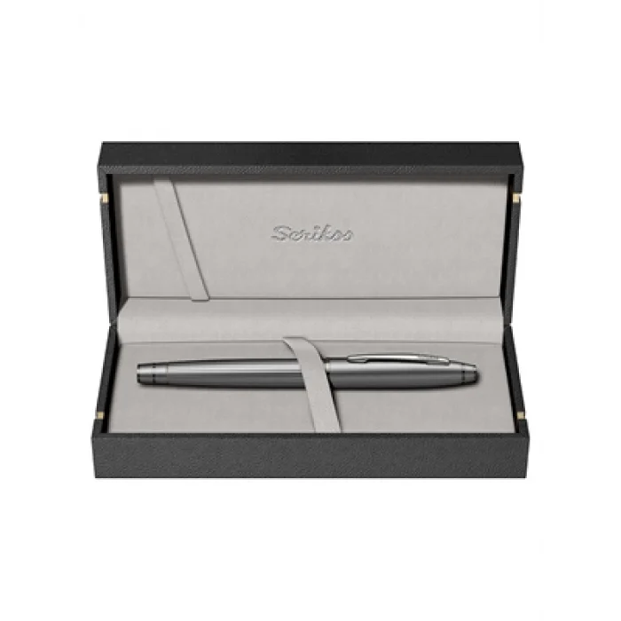 Scrikss Noble 350 Roller Kalem Antrasit Lüks Kutulu