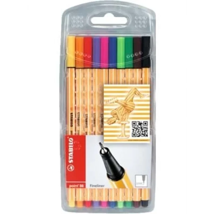 Stabilo Point 88 Keçeli Kalem 10 Renk 8810