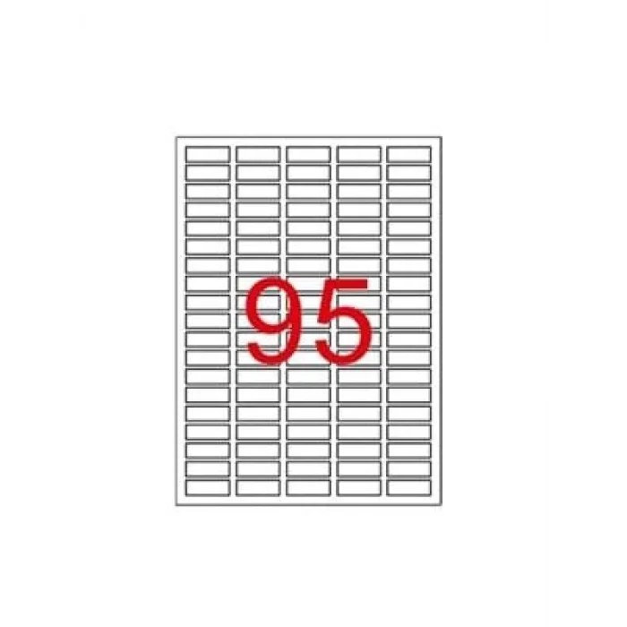 Tekno 12x30 Mm Laser Etiket 100lü Bk2095