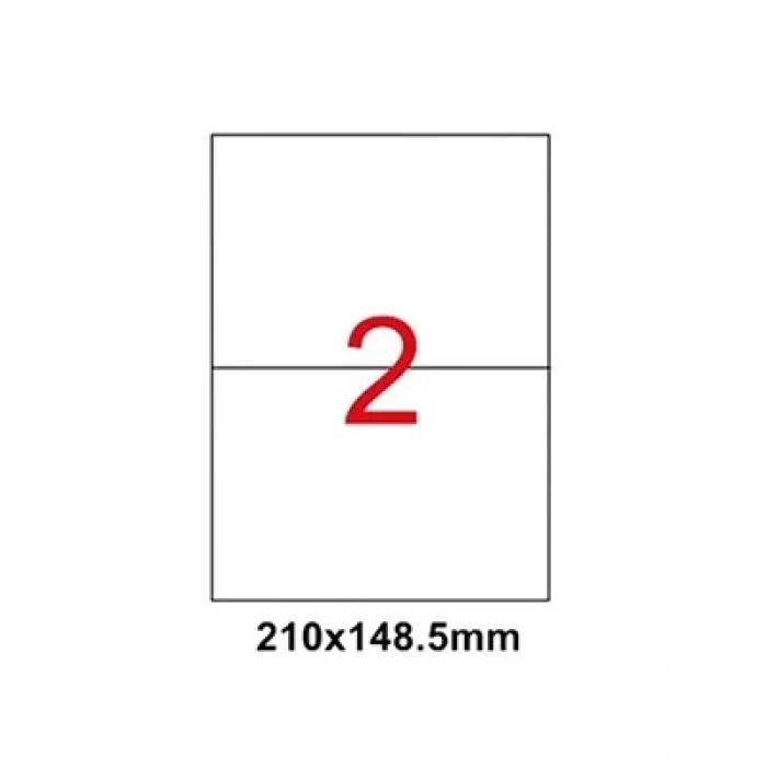 Tekno 210x148.5 Mm Laser Etiket 100 Lü Bk2100