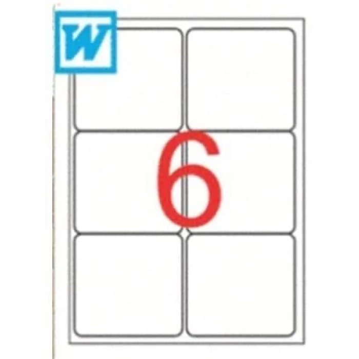 Tekno 99.1x67.7 Mm Laser Etiket 100lü Bk2008