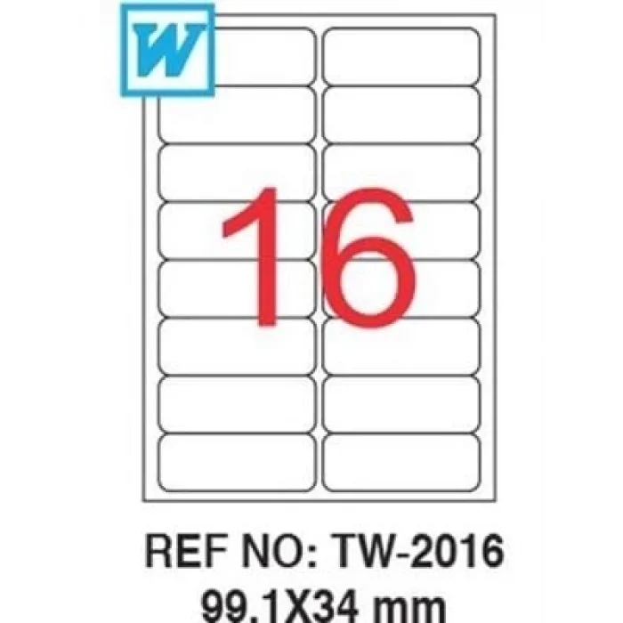 Tekno 99x38 Laser Etiket 100lü Bk2014
