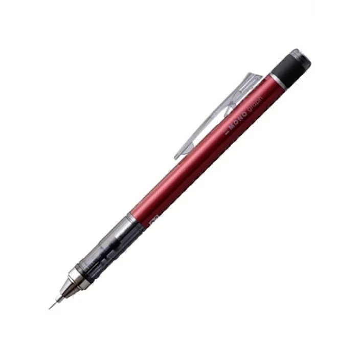 Tombow Mono Graph 0.3 Mm Shake Mekanik Versatil Kalem Dark Red Mg31r3