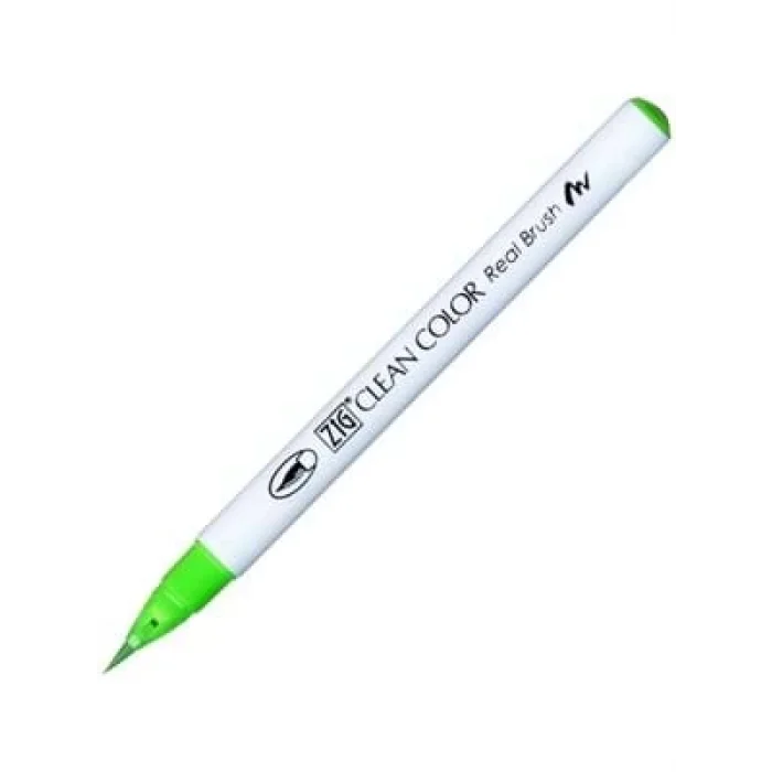 Zig 6000at Clean Color Real Brush Callıgraphy Kalemi 004 Fl.green
