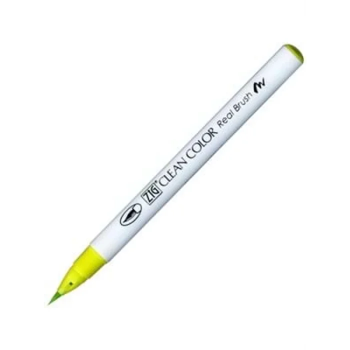 Zig 6000at Clean Color Real Brush Callıgraphy Kalemi 053 Yellow Green