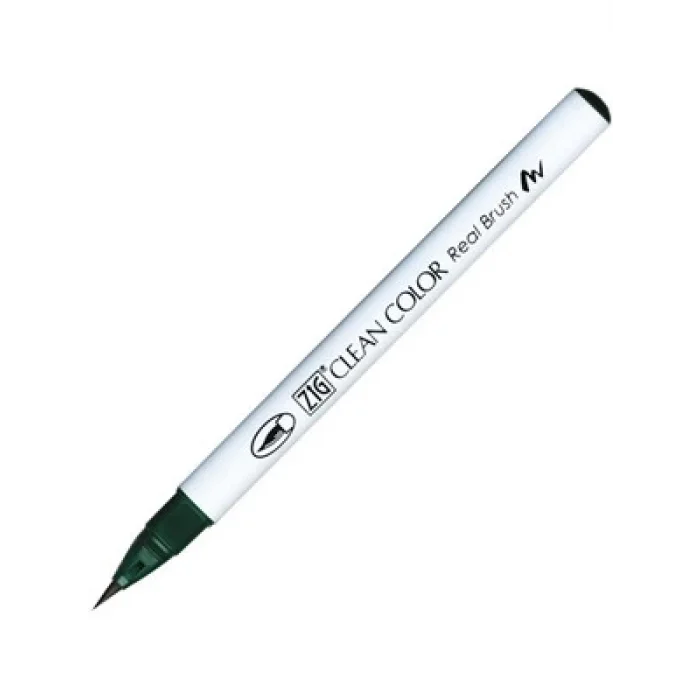 Zig 6000at Clean Color Real Brush Callıgraphy Kalemi 400 Marıne Green