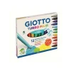 Gıotto Turbo Maxi Jumbo Keçeli Boya Kalemi 12 Renk 454000