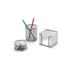 Inox Perforeli Kalemlik Seti 3lü Gümüş 0690