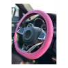 Silikon Direksiyon Kılıfı Pembe