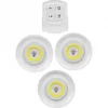Uzaktan Kumandalı Yapışkanlı 3lü Led Spot Lamba