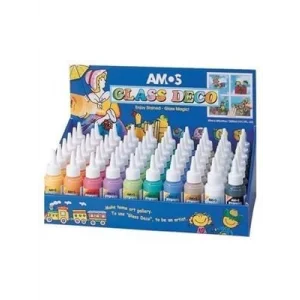 Amos 60 Ml Sökülebilir Cam Boyası Kahverengi
