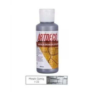 Artdeco 100 Ml Örümcek Çatlatma Boyası Metalik Gümüş Y028d1122