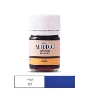Artdeco 25 Ml Öğrenci Tipi Cam Boya 09 Mavi