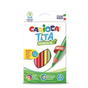 Carioca Tita Maxi Üçgen Kuruboya 12li 42791